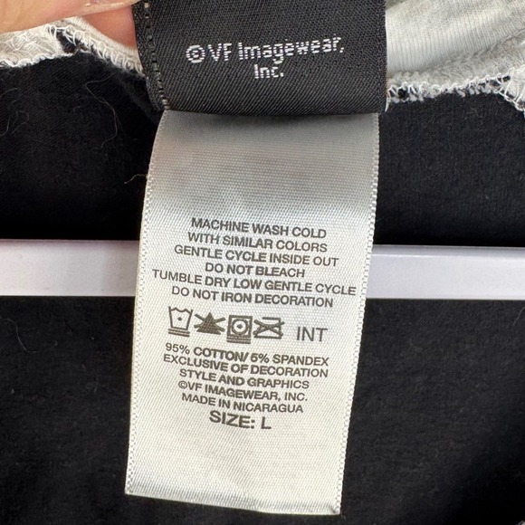 Harley-Davidson Womens Sleeveless Raglan Graphic Tank Top Portland OR Black L - Picture 4 of 7